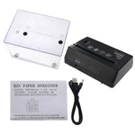 Triturador de Papel Mini USB com Abridor de Cartas, Triturador de Papel USB