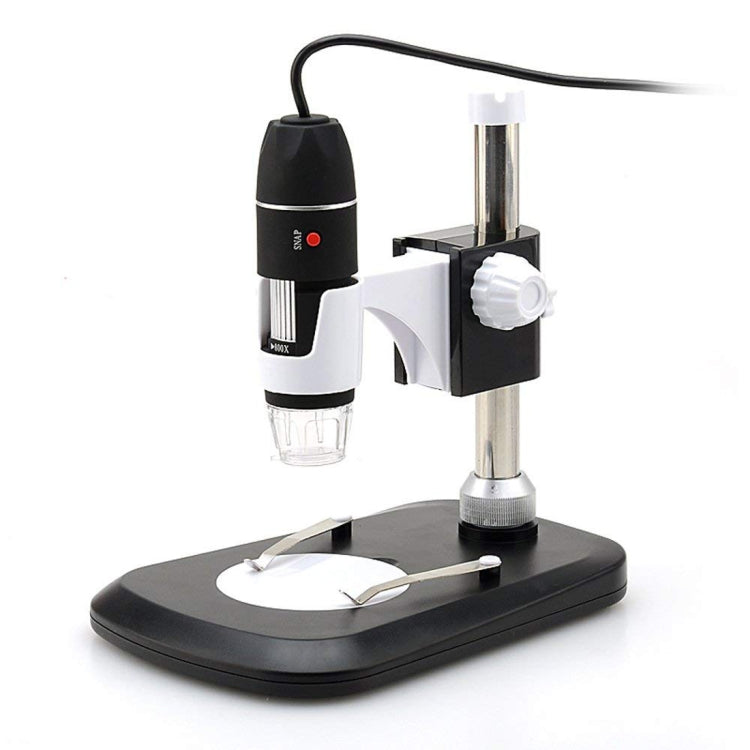 Microscópio Digital USB DMS-MDS800 40X-800X com Sensor de Imagem 2.0MP, 8 LEDs e Suporte Profissional, 40X-800X