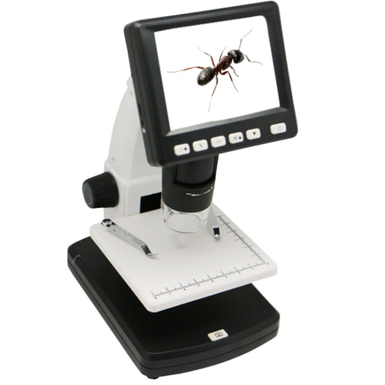 Microscópio Digital Independente 500X 5 Megapixels com Ecrã LCD de 3.5 polegadas e 8 LEDs, Suporta Cartão TF até 32G (DMS-038M), DMS-038M 500X