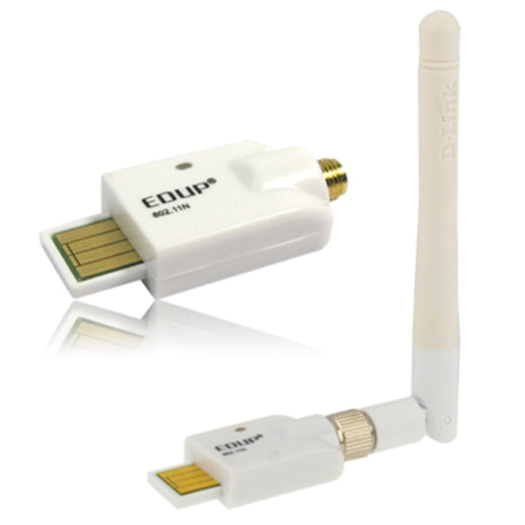 Mini cartão adaptador USB sem fios de alta potência 802.11N 150M, cartão adaptador USB