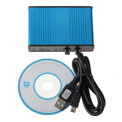 Controlador de áudio USB óptico 5.1 canais