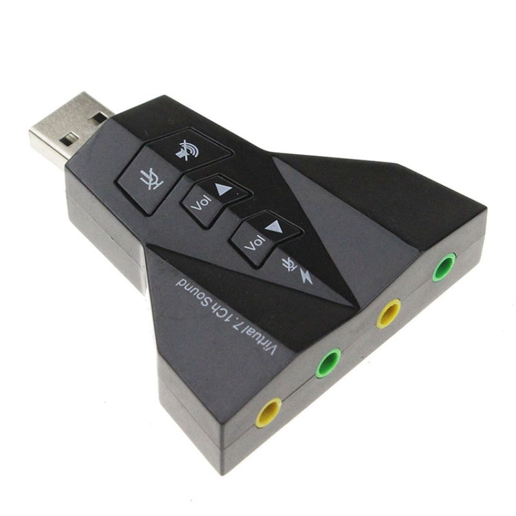 Adaptador de Som USB 2.1 Canais (Microfone USB Duplo, Auscultadores USB Duplos)