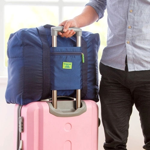 Bolsa Dobrável de Nylon Impermeável Multifuncional Embellish, Grande Capacidade para Armazenamento em Viagens, Tamanho: 44cm x 35cm x 19cm
