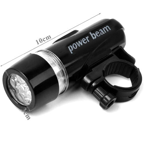 Luz Frontal para Bicicleta Resistente à Água com 5 LEDs + Lanterna Traseira de Segurança, Luz Frontal para Bicicleta + Lanterna Traseira de Segurança
