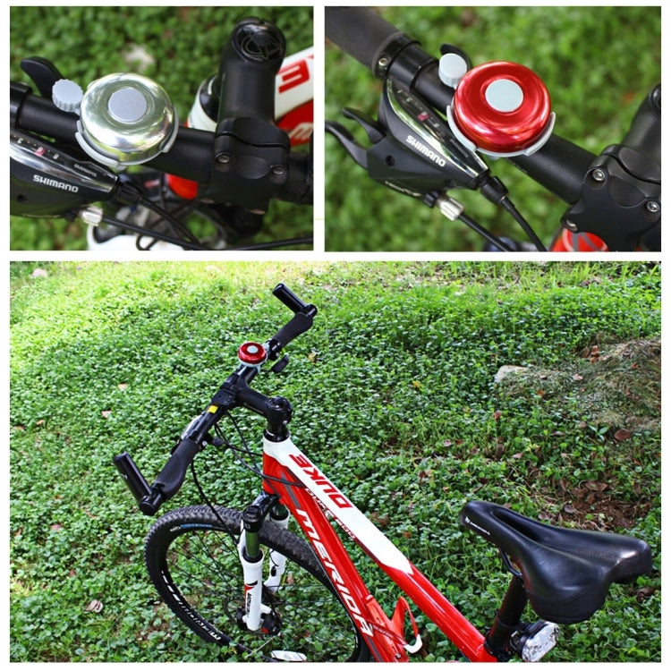 Campainha de Bicicleta Mini em Liga de Alumínio, Campainha de Bicicleta (Azul), Campainha de Bicicleta (Vermelho), Campainha de Bicicleta (Roxo), Campainha de Bicicleta (Preto)