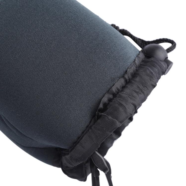 Bolsa de Transporte para Lente de Câmara SLR em Neopreno com Mosquetão, Tamanho: 8x10cm, Tamanho: 8x10cm