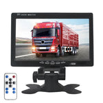 Monitor de Carro de 7,0 polegadas / Monitor de Câmaras de Vigilância com Suporte de Ângulo Ajustável e Comando à Distância, Entrada de Vídeo Dupla, 7,0 polegadas, Entrada de Vídeo Dupla