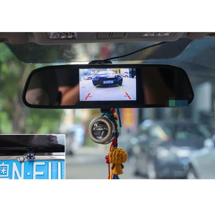 Monitor de Carro TFT-LCD a Cores de 4,3 polegadas 480*272 para Visão Traseira, Suporta Função Automática de Ecrã Inverso, 4,3 polegadas 480*272