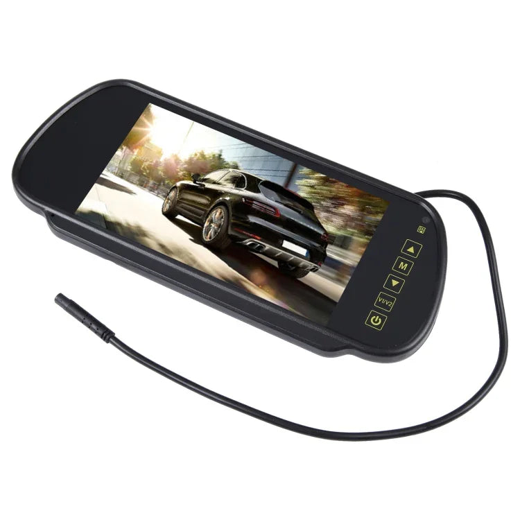 Monitor de Carro TFT-LCD a Cores de 7 polegadas para Visão Traseira, Suporta Função Automática de Ecrã Inverso, Visão Traseira de 7 polegadas