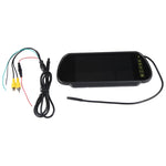 Monitor de Carro TFT-LCD a Cores de 7 polegadas para Visão Traseira, Suporta Função Automática de Ecrã Inverso, Visão Traseira de 7 polegadas