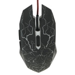Rato de jogos ótico com fio USB 6D para computador PC portátil, USB 6D