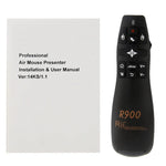 Apresentador sem fios 2,4G com ponteiro laser Fly Mouse Rii Professional Air Mouse R900 para HTPC / Android TV BOX / PS3 / XBOX360 / Tablet PC (K14 R900), K14 R900