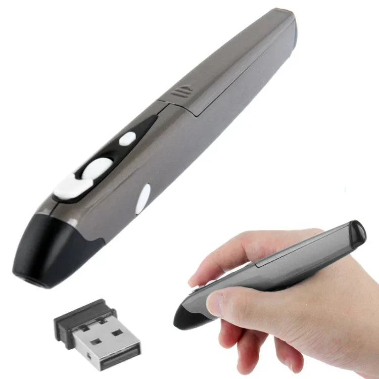 Rato Caneta Sem Fios 2.4GHz 500 / 1000DPI com Recetor USB Mini, Distância de Transmissão: 10m, 500 / 1000DPI Azul, 500 / 1000DPI Cinzento
