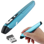 Rato Caneta Sem Fios 2.4GHz 500 / 1000DPI com Recetor USB Mini, Distância de Transmissão: 10m, 500 / 1000DPI Azul, 500 / 1000DPI Cinzento