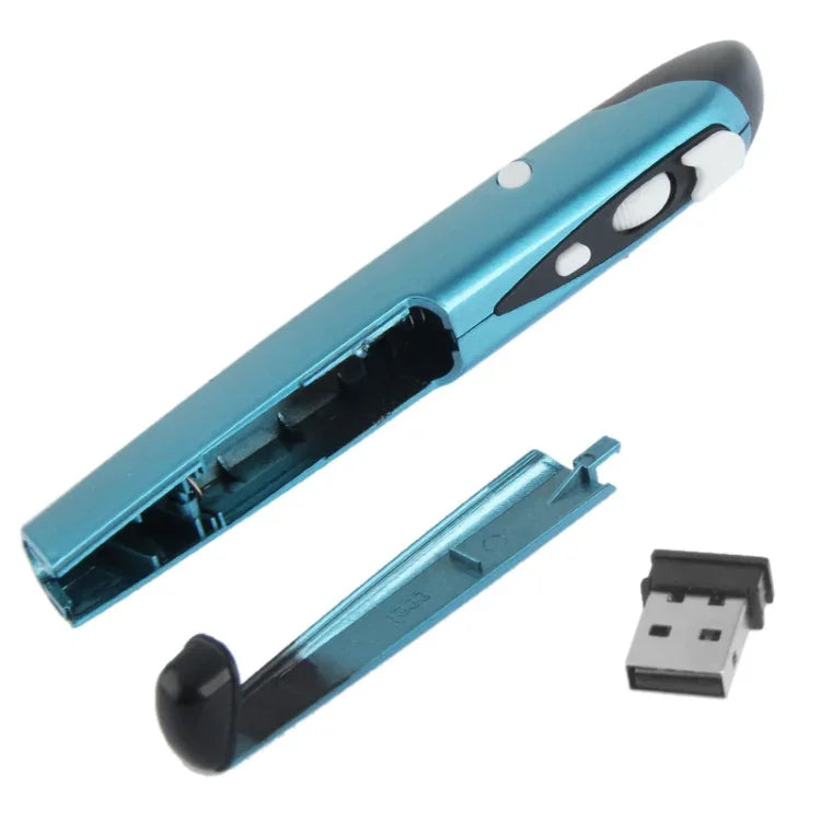 Rato Caneta Sem Fios 2.4GHz 500 / 1000DPI com Recetor USB Mini, Distância de Transmissão: 10m, 500 / 1000DPI Azul, 500 / 1000DPI Cinzento