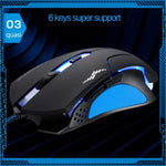 Rato Óptico Gaming USB com Fio T7, 3 Cores Alteráveis, 1200 DPI 1600 DPI 2400 DPI, T7