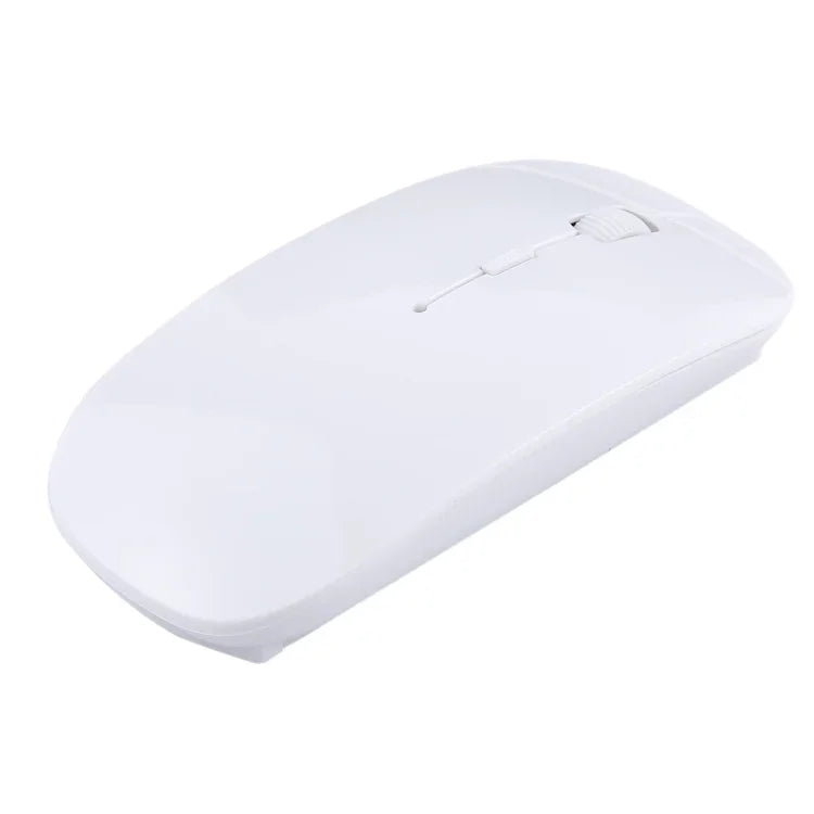 Rato Óptico Laser Ultra-fino Sem Fios 2.4GHz com Recetor USB Mini, Plug and Play