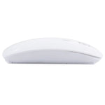 Rato Óptico Laser Ultra-fino Sem Fios 2.4GHz com Recetor USB Mini, Plug and Play