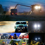 18W  6 LED White Light Floodlight Engineering Lamp / Waterproof IP67 SUVs Light, DC 10-30V, 6 LED Floodlight