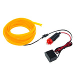 Waterproof Flat Flexible Car Strip Light with Driver for Car Decoration, Length: 5m, 5M