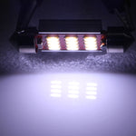 2 PCS 41mm 3.5W 180LM White Light 12 LED SMD 4014 CANBUS License Plate Reading Lights Car Light Bulb, 3.5W 41mm