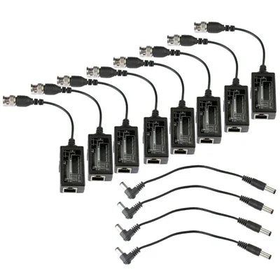 Balun de Vídeo Transceptor BNC para Câmara de Equipamento CCTV