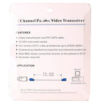 2 PCS 1 Channel Passive Video Balun UTP BNC Cat5 Transceiver, X202E