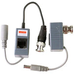 2 UN Transceptor Balun de Vídeo / Áudio / Energia para Câmara CCTV UTP, A213A