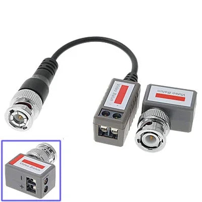 Transceptor Balun de Vídeo de Rede Passivo BNC 1 Canal, X202P-C