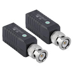 2 UN Transceptor Balun de Vídeo Passivo BNC Torcido para CCTV 1 Canal, 203A