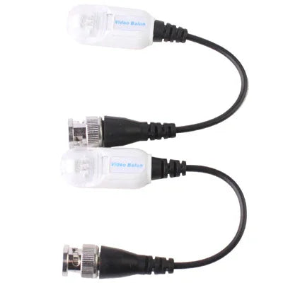 2 UN Balun de Vídeo de Rede Passivo UTP CAT5 para Câmara CCTV BNC DVR O-612, 206C
