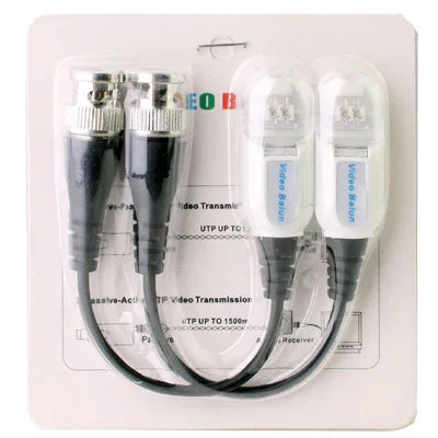 2 UN Balun de Vídeo de Rede Passivo UTP CAT5 para Câmara CCTV BNC DVR O-612, 206C
