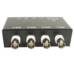 Transceptor Balun Passivo de Vídeo BNC para UTP RJ45 de 4 Canais, QC204