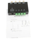 Transceptor Balun Passivo de Vídeo BNC para UTP RJ45 de 4 Canais, QC204