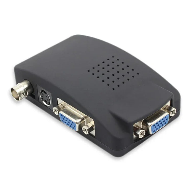 Conversor de Sinal S-Video / BNC para VGA, S-Video / BNC