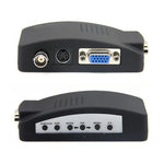 Conversor de Sinal S-Video / BNC para VGA, S-Video / BNC