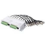 Balun de Vídeo Passivo UTP 8 CH, CCTV via Pares Trançados, 8 CH UTP