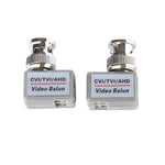 2 Unidades 202C-HD Adaptador Coaxial Balun de Vídeo Passivo CVI/TVI/AHD 1 Canal, 202C-HD