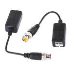2 Unidades HD 205C Balun de Vídeo Transceptor Passivo Coaxial CVI/TVI/AHD 1 Canal, 205C