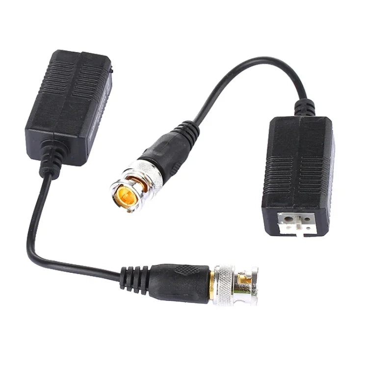 2 Unidades HD 205C Balun de Vídeo Transceptor Passivo Coaxial CVI/TVI/AHD 1 Canal, 205C