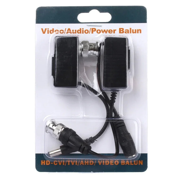 2 PCS HD 213A Balun Transceptor Coaxial CVI/TVI/AHD Vídeo Áudio Alimentação, 213A