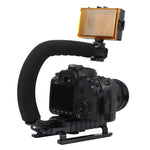 Suporte de montagem em forma de C para DSLR / Câmara de vídeo DV
