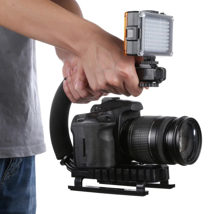 Suporte de montagem em forma de C para DSLR / Câmara de vídeo DV
