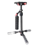 Estabilizador Profissional Letspro com Placa Ajustável em Fibra de Carbono para Câmara / DV / DSLR / Filmadora (SK-500)