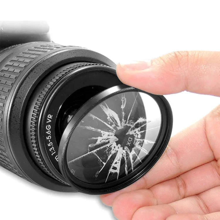 Filtro UV de Lente com Moldura em Liga de Alumínio para Câmara Digital 52mm, 52mm