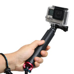 Monopé Portátil Extensível de 49cm com Parafuso para GoPro, Insta360, DJI e Outras Câmaras de Ação, Comprimento Máximo: 49cm(Vermelho), Comprimento Máximo: 49cm(Azul), Comprimento Máximo: 49cm(Dourado), Comprimento Máximo: 49cm(Verde)