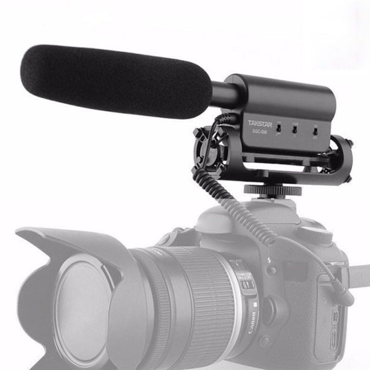 Microfones Condensadores SGC-598 para Gravação Profissional e Entrevistas Fotográficas para DSLR e Câmara de Vídeo