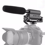 Microfones Condensadores SGC-598 para Gravação Profissional e Entrevistas Fotográficas para DSLR e Câmara de Vídeo