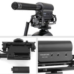 Microfones Condensadores SGC-598 para Gravação Profissional e Entrevistas Fotográficas para DSLR e Câmara de Vídeo