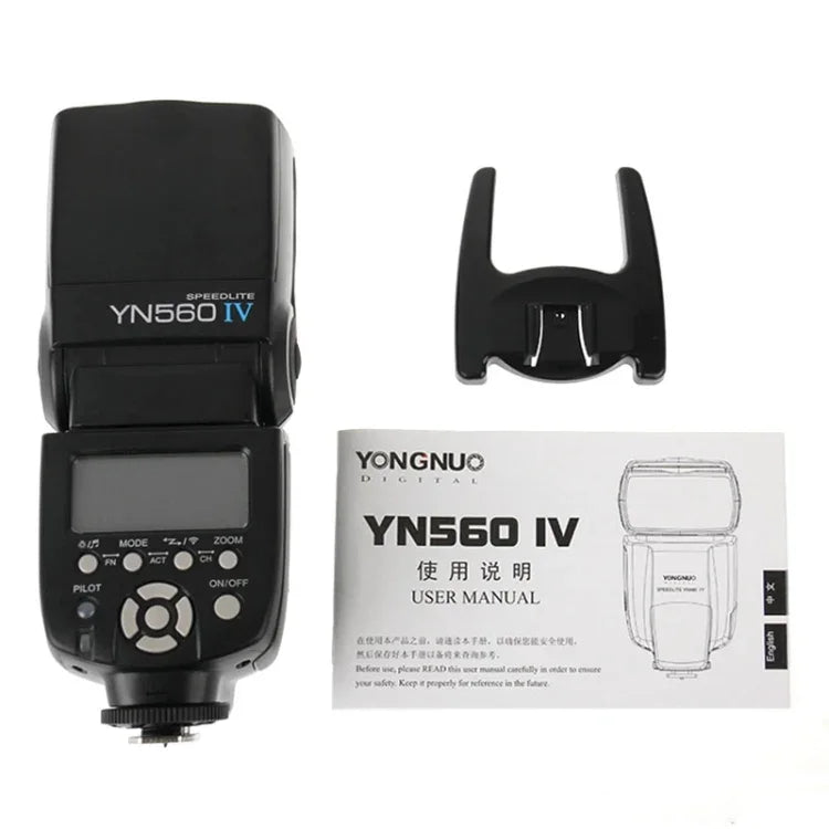 Flash Speedlite Sem Fios YONGNUO YN-560IV Para Nikon Canon Pentax Olympus RF602, YN-560IV